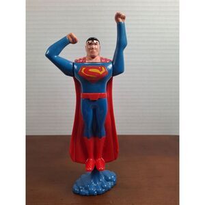 2018 Superman Burger King Kids Meal Toy DC Comics Justice League 6.5" Tall